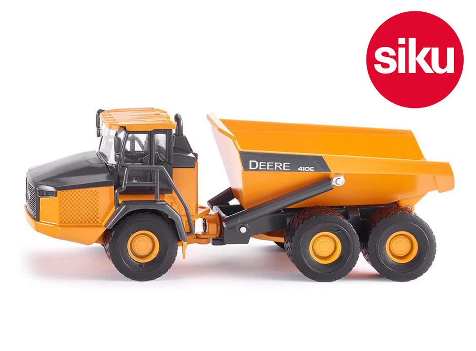 Camión de volteo Siku 3506 John Deere 410E carrocería articulada plataforma basculante escala 1:50 Foto 2 de 2