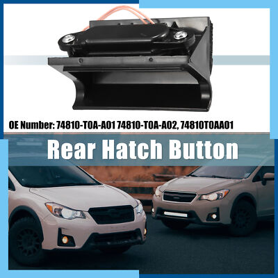 Pack (1) 74810T0AA02 Trunk Tailgate Handle Release Switch 2 Pins
