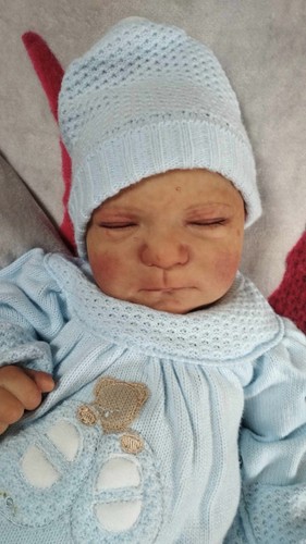Reborn doll bambola Realborn Royan originale Bountiful baby - Photo 3/14