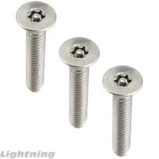 Stainless Steel Torx Security Flat Head Machine Screw 6-32 X 1/2" Qty 100