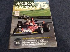 VINTAGE RARE MOTOR RACING 1975 JOHN PLAYER SPORT SPECIAL ANNUAL MAGAZINE