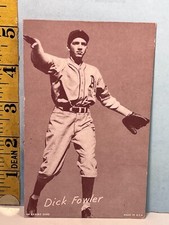 1947-66 Exhibits Baseball Cards: Dick Fowler Athletics