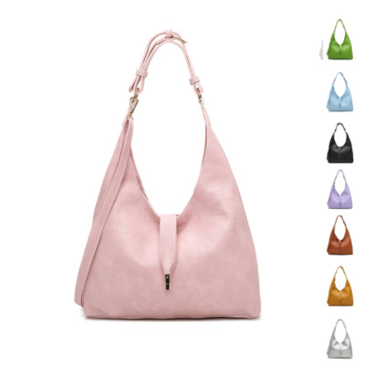 Neu Hobo Slouch weiche PU-Leder geräumige Tragetasche Shopper Handtasche Schultertasche 