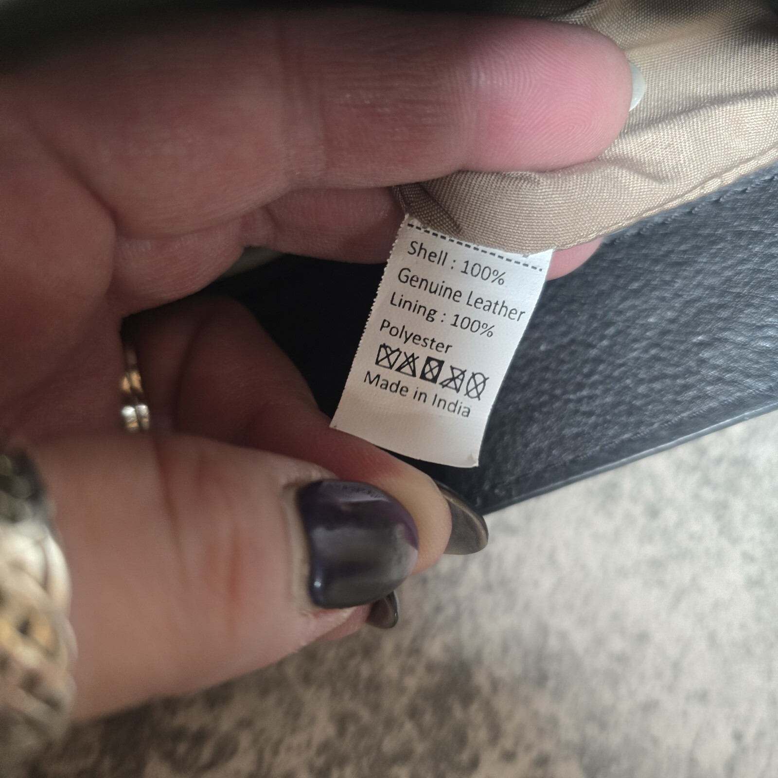 UNION CODE BLACK LEATHER CROCODILE CROSSBODY BAG … - image 7