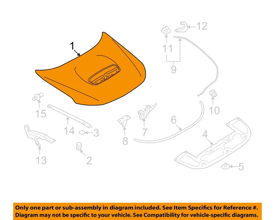 Capó usado se adapta a: Subaru Forester 2010 con capota grado B Foto 3 de 4