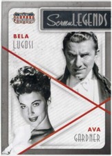 2015 Panini Americana Screen Legends Ava Gardner Bela Lugosi Insert Card #17