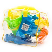 Fun Central Ay958 15 Pieces Beach Sand Toys Set In Zippered Bag Castle Bucket Fun Central Ay958 15 Pieces Beach Sand Toys Set In Zippered Bag Castle Bucket