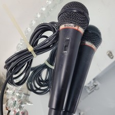 Sony F-V220 Dynamic Karaoke Microphone with Attached Cable Singing New