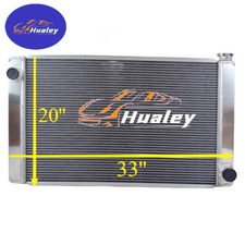 Over Size 33x 20 Universal 3 Row Aluminum Racing Race Radiator Chevy Engine