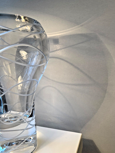 Nambe feine Kristall Vase Geschenk Gefäß Karim Rashid Morph Modern Zeitgenössisch Kunst - Bild 3 von 15