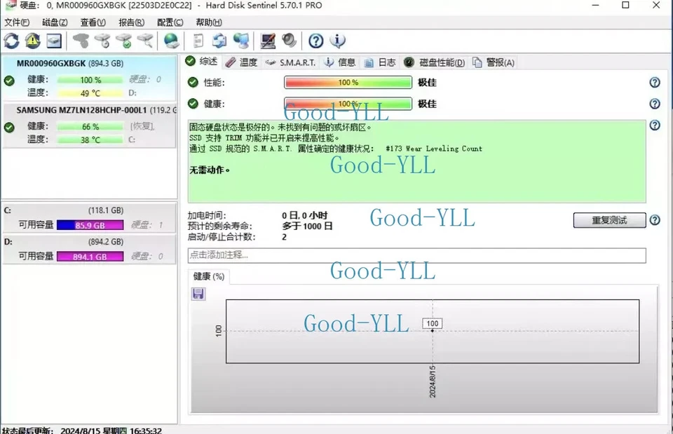 960GB SSD MICRO 5300 PRO M.2 SATA 6Gb/s HPG1 MR000960XBGK MTFDDAV960TDS HPE - Image 2 of 3