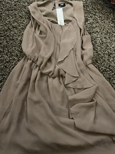 HM H&M Dress Size 6 Beige