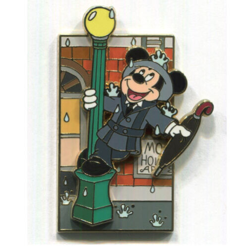 Disney Pins Mickey Mouse Singin' in the Rain Great Movie Ride Movie Moments Pin - Picture 1 of 3