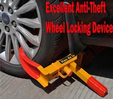 TRAILER CAR AUTO WHEEL TIRE LOCKING CHOCK WEDGE STOP STOPPER