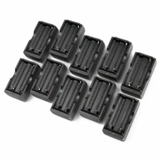 10pcs 18650 Smart Dual Charger For 3.7v Rechargeable Li-ion Battery Ultrafire