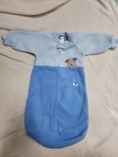 Carter's Long Sleeve Blue Sleep Sack with Dog Print - Size 0 to 9 Months