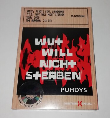 Puhdys / Lindemann - Wut Will Nicht Sterben (Single) (Wood Box, Mini-CD) SEALED!