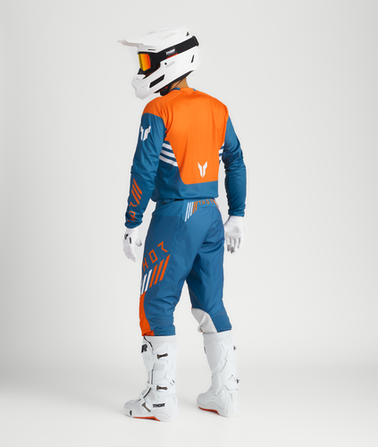 Thor 2025 LAUNCHMODE Zone Motocross Offroad Jersey Pant Combo Blue - Picture 4 of 14