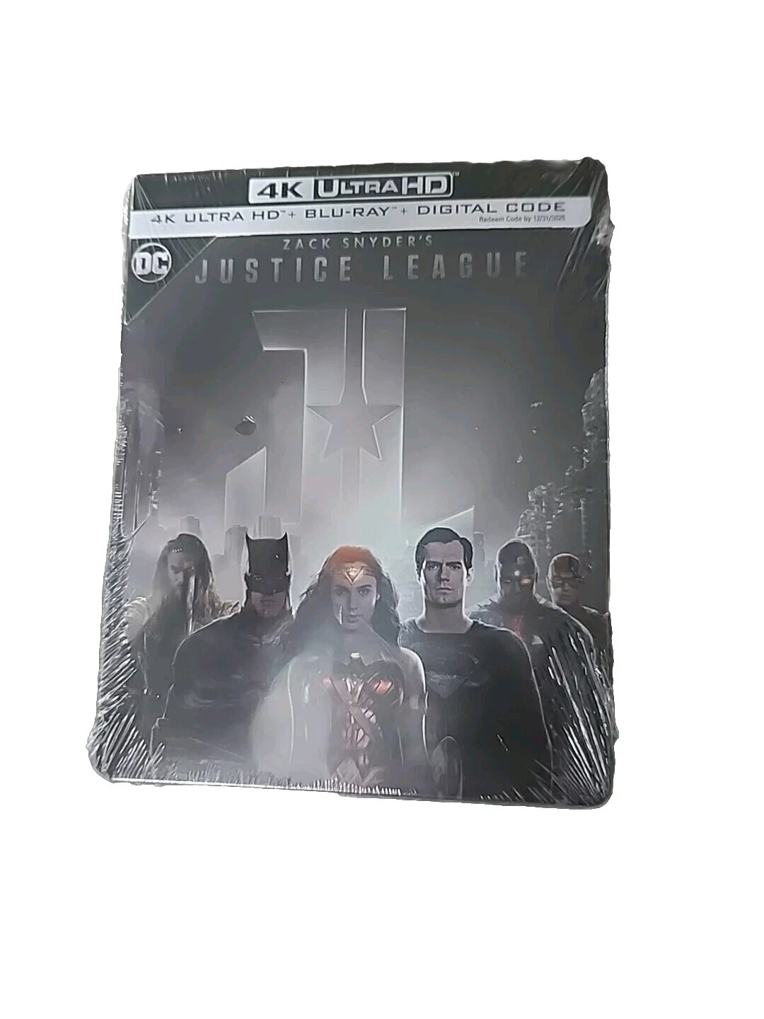 Liga de la Justicia Steelbook acción DVD y Blu-ray