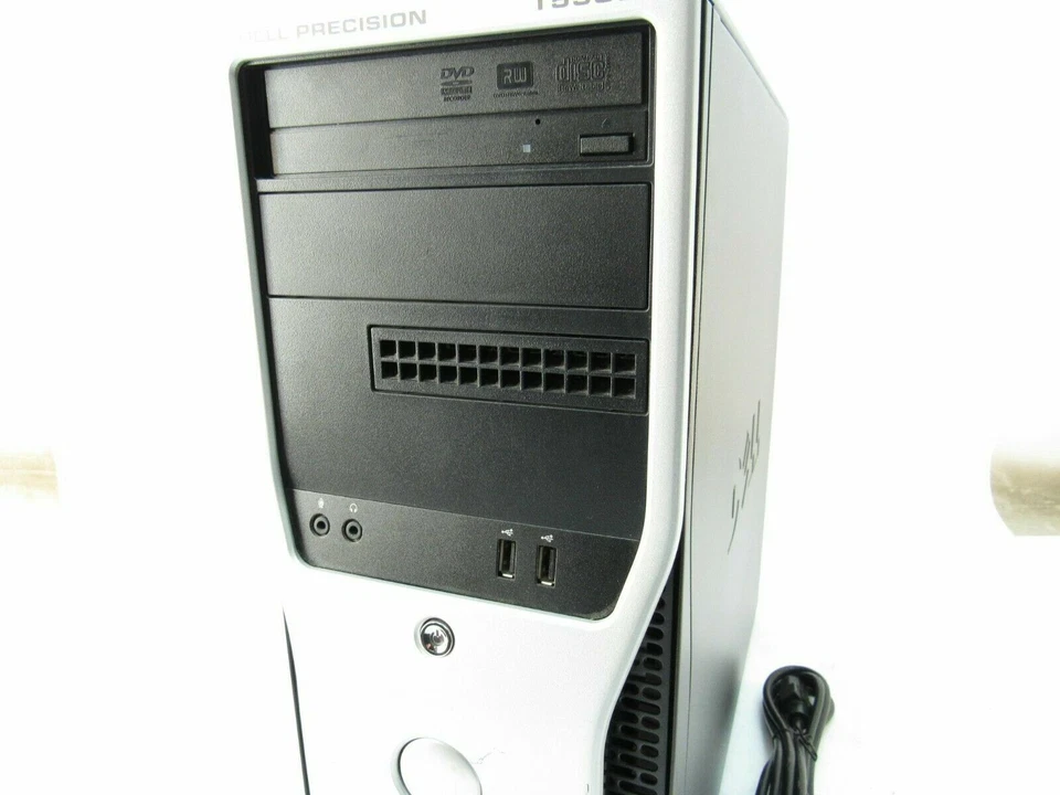Dell Precision T5500 Workstation Xeon E5620 @ 2.40GHz 4GB RAM 500GB HDD Win 10 - Image 2 of 3