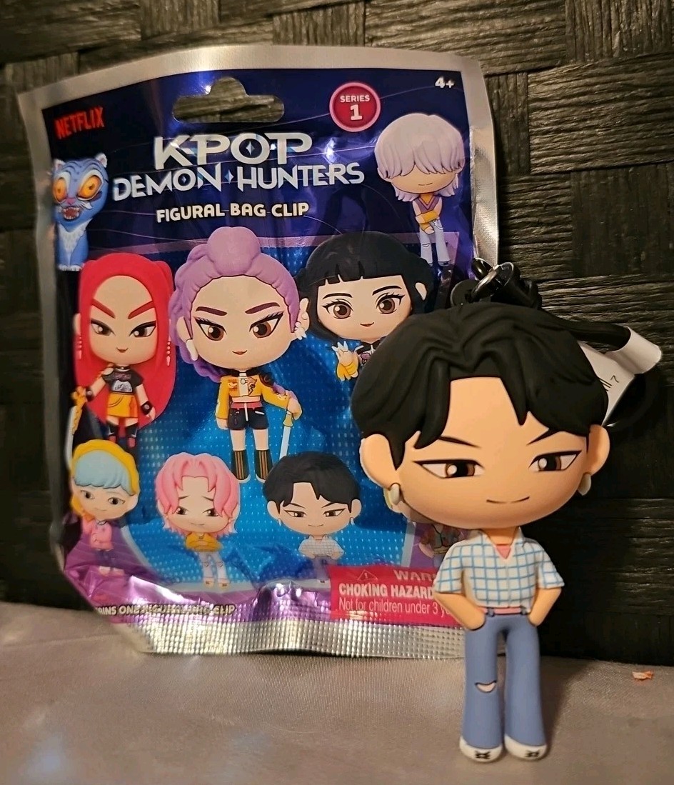 Official Netflix K-POP Demon Hunters ~ Figural Bag Clip ~ Jinu