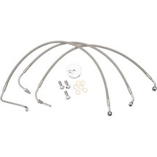 LA Choppers Stainless Steel Brake Line Kit 18-20" Apes 96-07 FLH Made in USA
