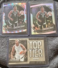 2025 Panini Prizm WNBA Chelsea Gray Lot of 3 Cards Logo Prizm Aces