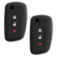 2 Key Fob Remote Skin Shell Case Cover Replacement for Nissan CWTWB1G767