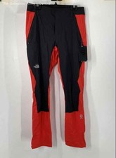 The North Face Mens Orange Black Colorblock Summit Series Hiking Pants Size 33