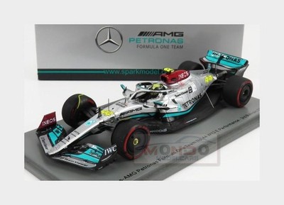 1:43 SPARK Mercedes Gp F1 W13E #44 Bahrain Gp 2022 Lewis Hamilton S8515 Model
