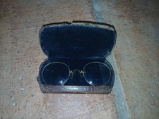 Alte Brille Kneifer Zwicker Brillenkneifer Lesebrille historisch oval antik