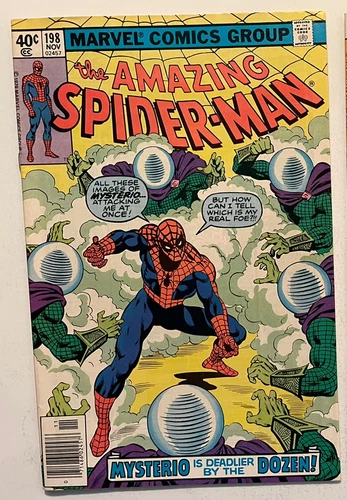 Amazing Spider-Man #198 (1979) VF | Marvel Comics | Mysterio Appearance | Bronze