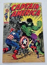 S-153 VINTAGE 1960'S MARVEL COMICS CAPTAIN AMERICA #110 1ST APP MADAME HYDRA
