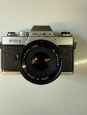 YASHICA FR II 35mm Film SLR Camera w/ Yashica  50mm Lens