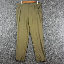 Banana Republic Olive Green Elastic Waist Tapered Jogger Pants Womens 6 Casual