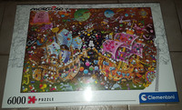 Puzzle 6000 Teile - NEU & OVP - Mordillo - Der Kuss - Clementoni