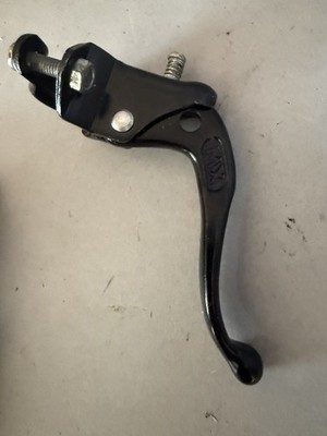Vintage schwarz Dia-Compe Tech 4 (oder MX123) Bremshebel Oldschool BMX 1980er NOS