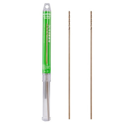 2 PCS 5/32x12 Inch Cobalt Long Drill Bits Drilling Hard Wood Aluminum Metal