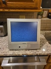 Sylvania 6615LF4 15  LCD Color TV Tested Working Retro Gaming AV No Remote