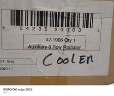 auxiliary  radiator