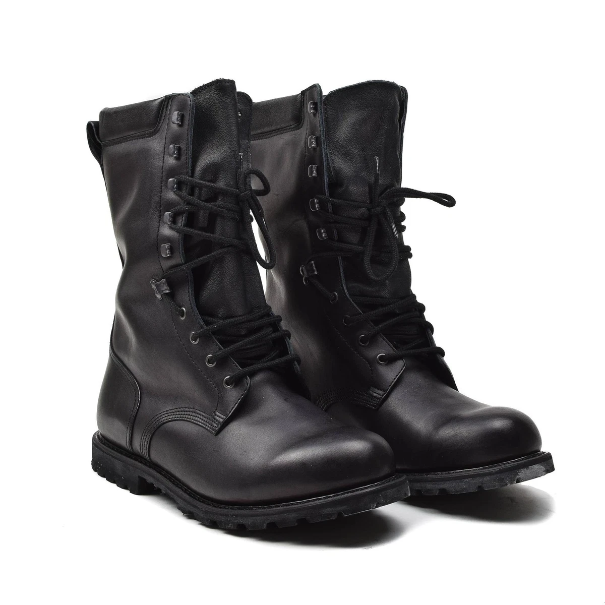 Gants de combat en cuir Paumes en cuir tactiques originales de l'armée néerlandaise - GoMilitar