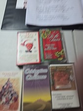 Set Of 5 Christmas Cassette Tapes. See Deacription For Full List