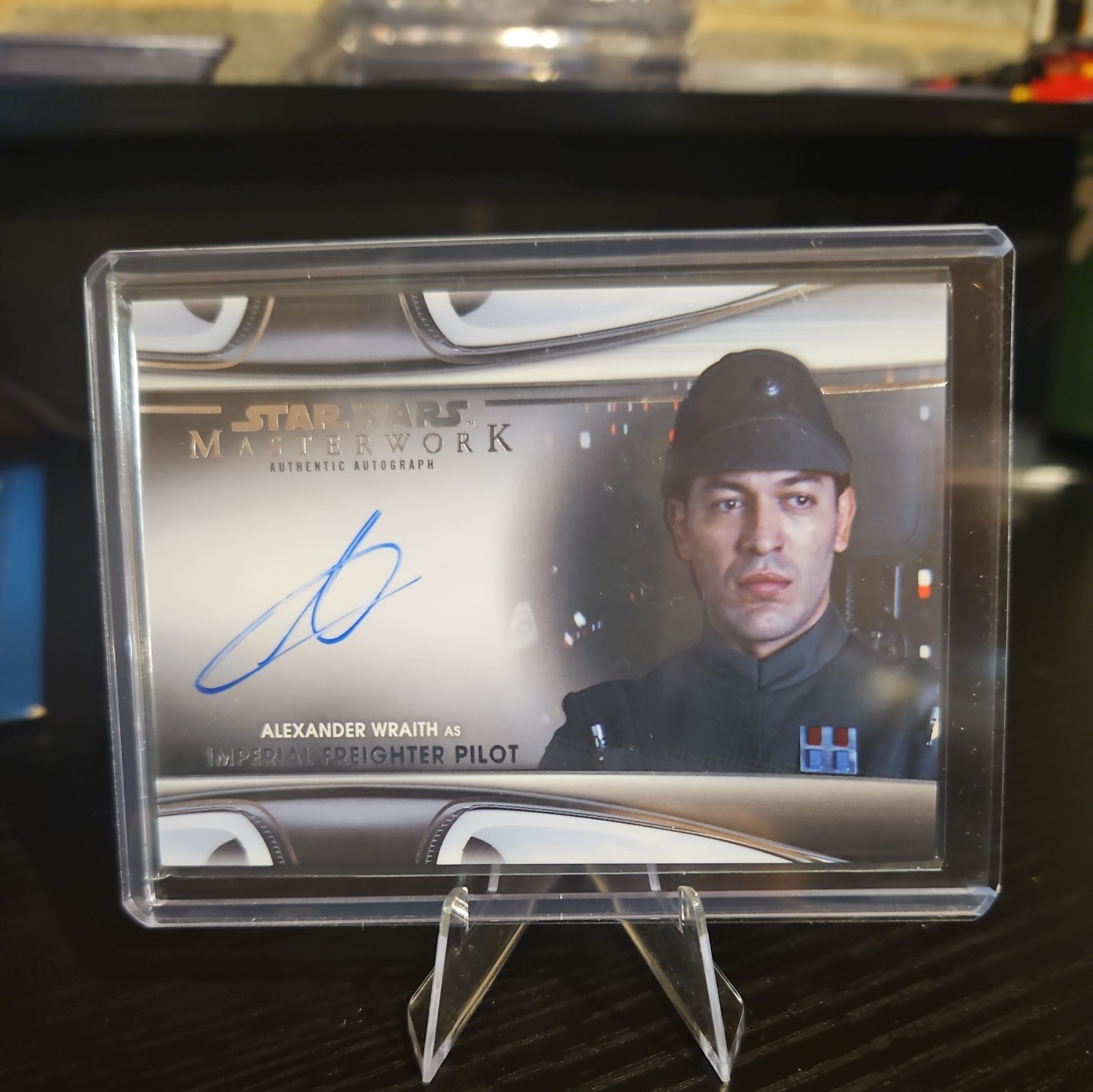 2021 Star Wars Masterwork AUTO - Alexander Wraith as IMPERIAL FREIGHTER PILOT