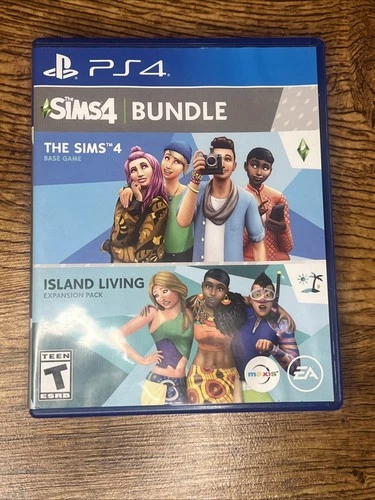 The Sims 4 Plus Island Living Bundle - Sony PlayStation 4 Complete & Tested