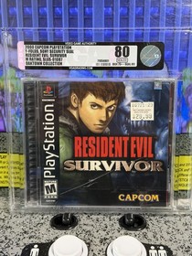 2000 PlayStation Resident Evil Survivor VGA 80 Sealed Y-Folds Capcom