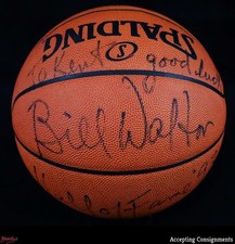 Bill Walton Signed Inscribed 