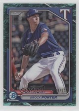 2024 Bowman Draft Chrome Aqua Lunar Refractor /125 Brock Porter #BDC-172 2a9