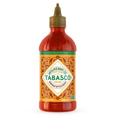 TABASCO Brand Buffalo Style Sauce, Medium Hot 8.6 Fl Oz (Pack of 1) 