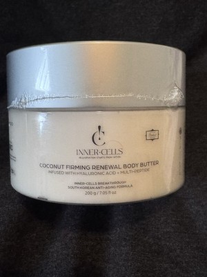 INNER-CELLS Coconut Firming Body Butter Hyaluronic Acid Multi-Peptide 200g