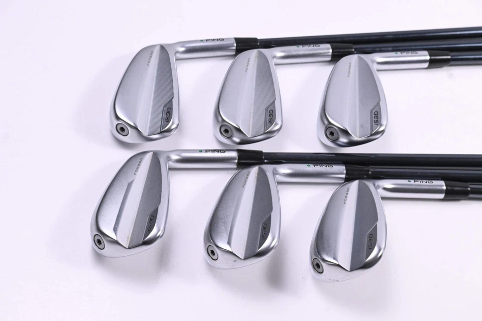 Ping i530 Irons / 6-PW+GW / Green Dot / Stiff Flex UST Mamiya Recoil Dart 75 - Image 2 of 4